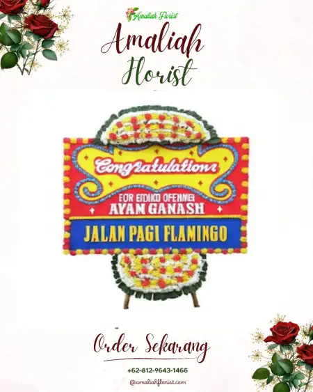 Sewa Papan Bunga Capar